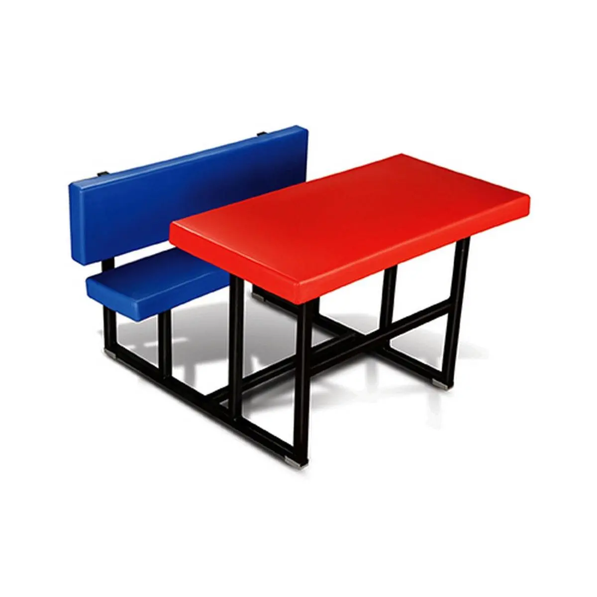 Ok Play Dual Desk, Chair And Table, Perfect For Home And School, Red & Blue, 5 To 10 Years 1