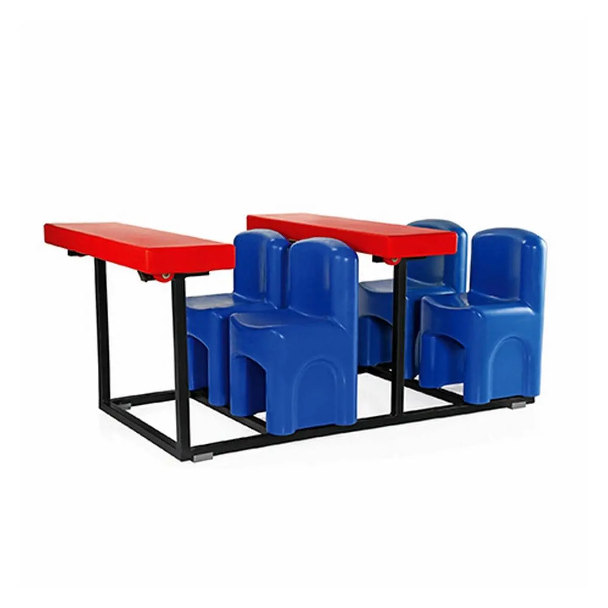 Ok Play Fabulous Four, Chair And Table, Perfect For Home And School, Red & Blue, 2 To 4 Years 1