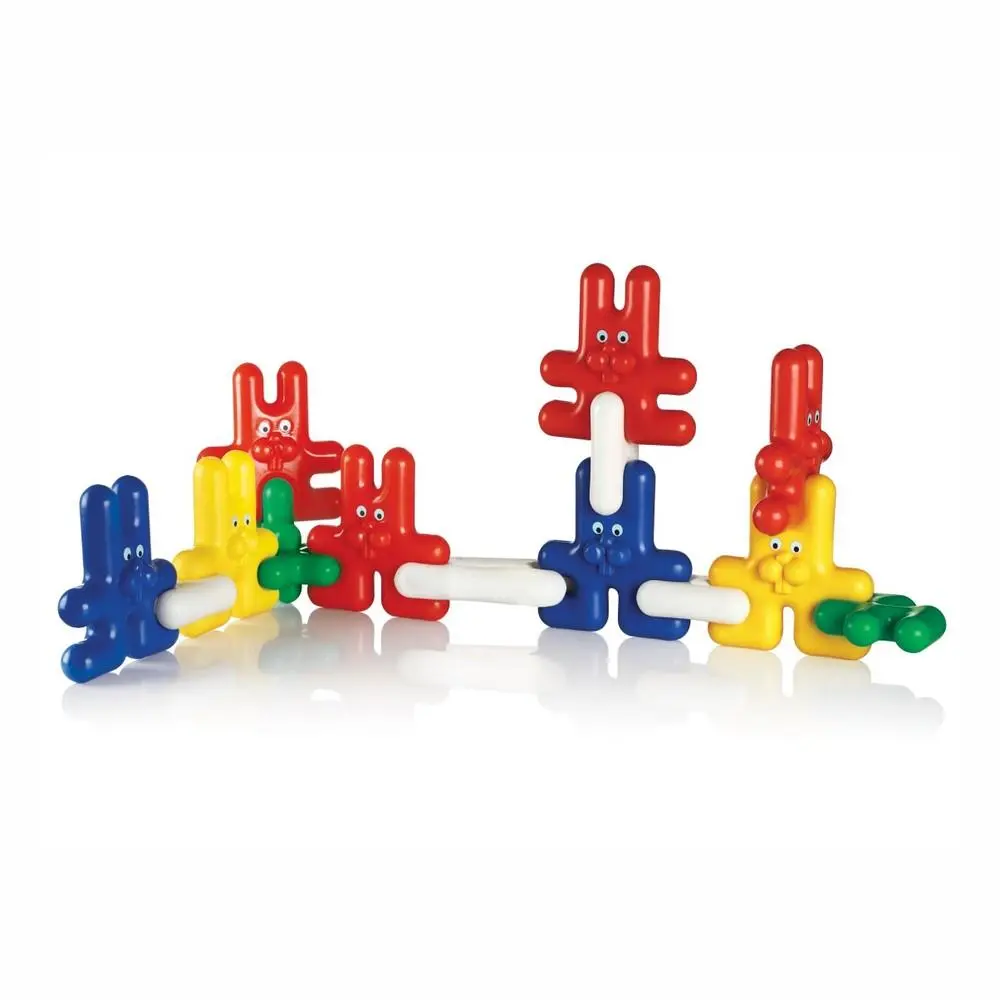 Ok Play Funny Bunny Link, Building Blocks Toys For Kids, Interlocking Blocks, Early Learning Educational Toy For Kids, Multicolor, 0 To 2 Years 1