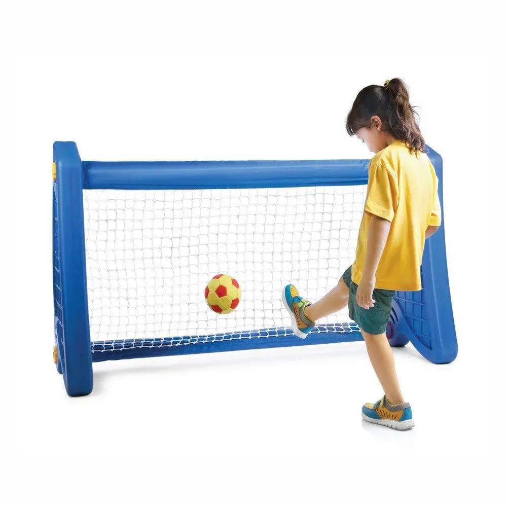 Ok Play Goal Post, Portable Soccer Goals, Quick Setup Easy Folding Storage,Plastic Soccer Goal Post For Kids, Blue, 5 To 10 Years 1