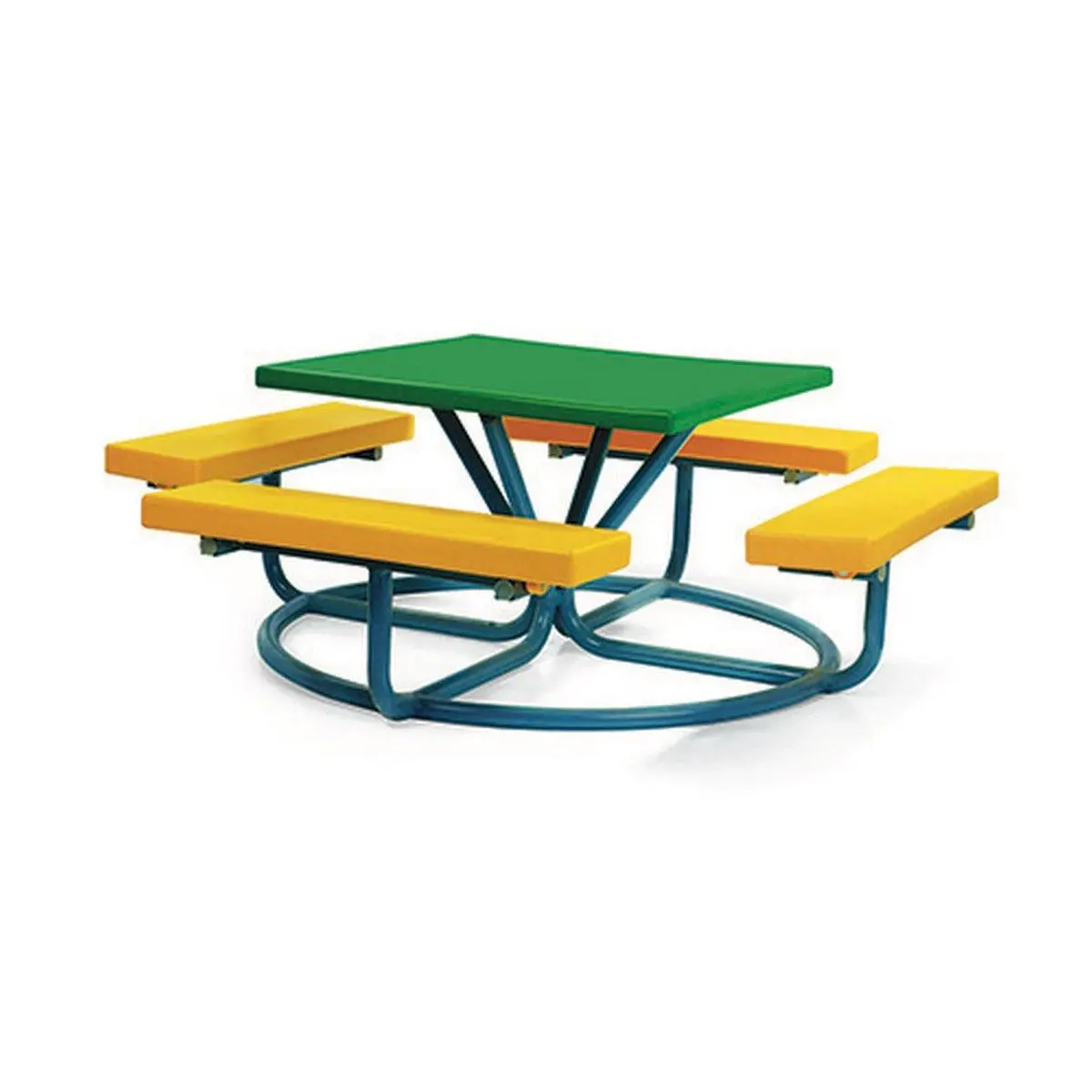 Ok Play Mini Conference Desk, Chair And Table For 18 Little Kids, Perfect For Home And School, Blue & Red, 2 To 4 Years 1