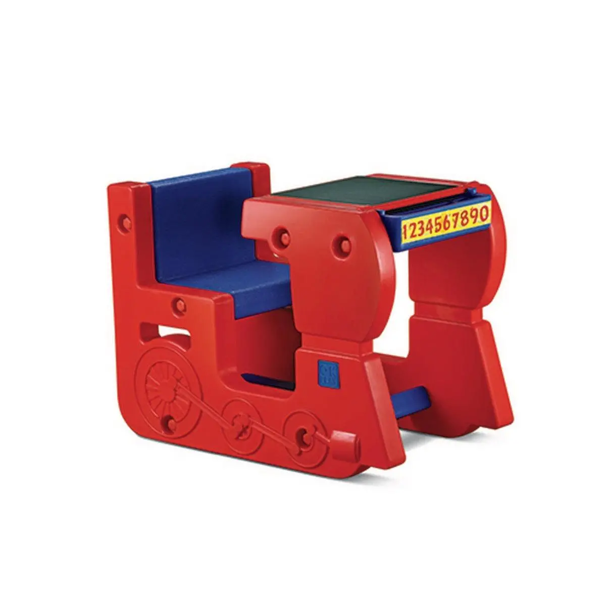 Ok Play Play Pet Single, Chair‚ Desk Set For Kids, Perfect For Home And School, Red & Blue, 2 To 4 Years 1