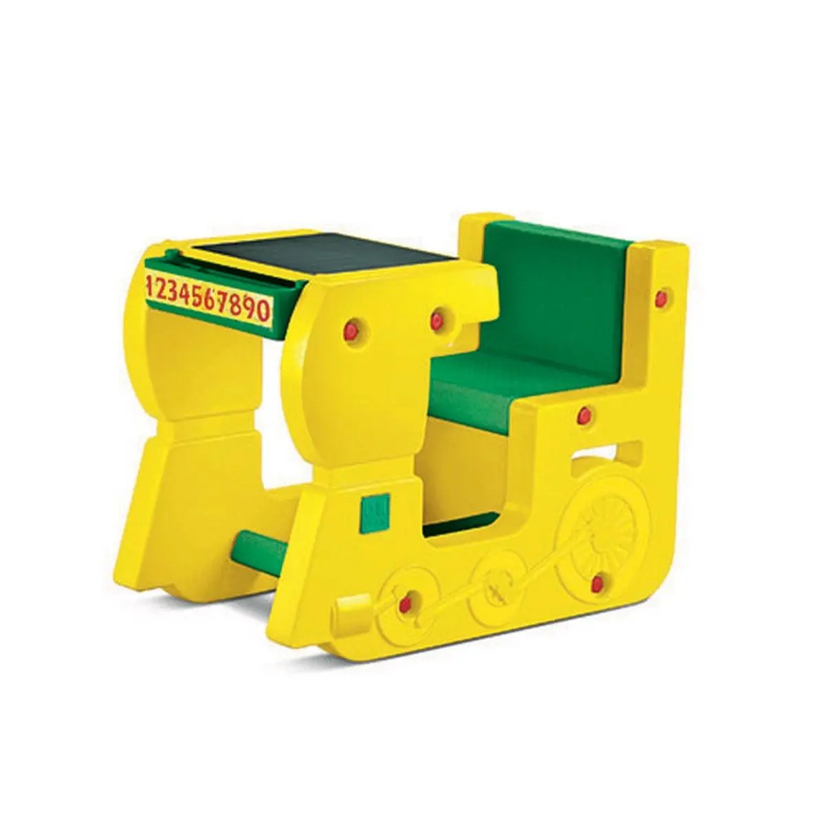 Ok Play Play Pet Single, Chair, Desk Set For Kids, Perfect For Home And School, Yellow & Green, 2 To 4 Years 1