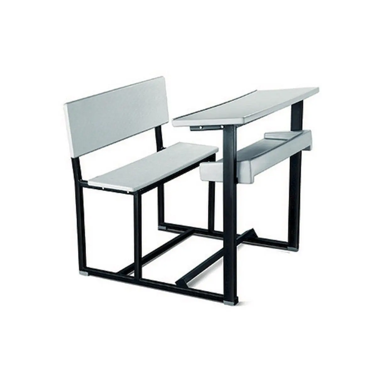 Ok Play Senior Scholars, Desk‚ Chair For 2 Childrens, Study Table, Perfect For Home And School, Grey, 5 To 10 Years 1