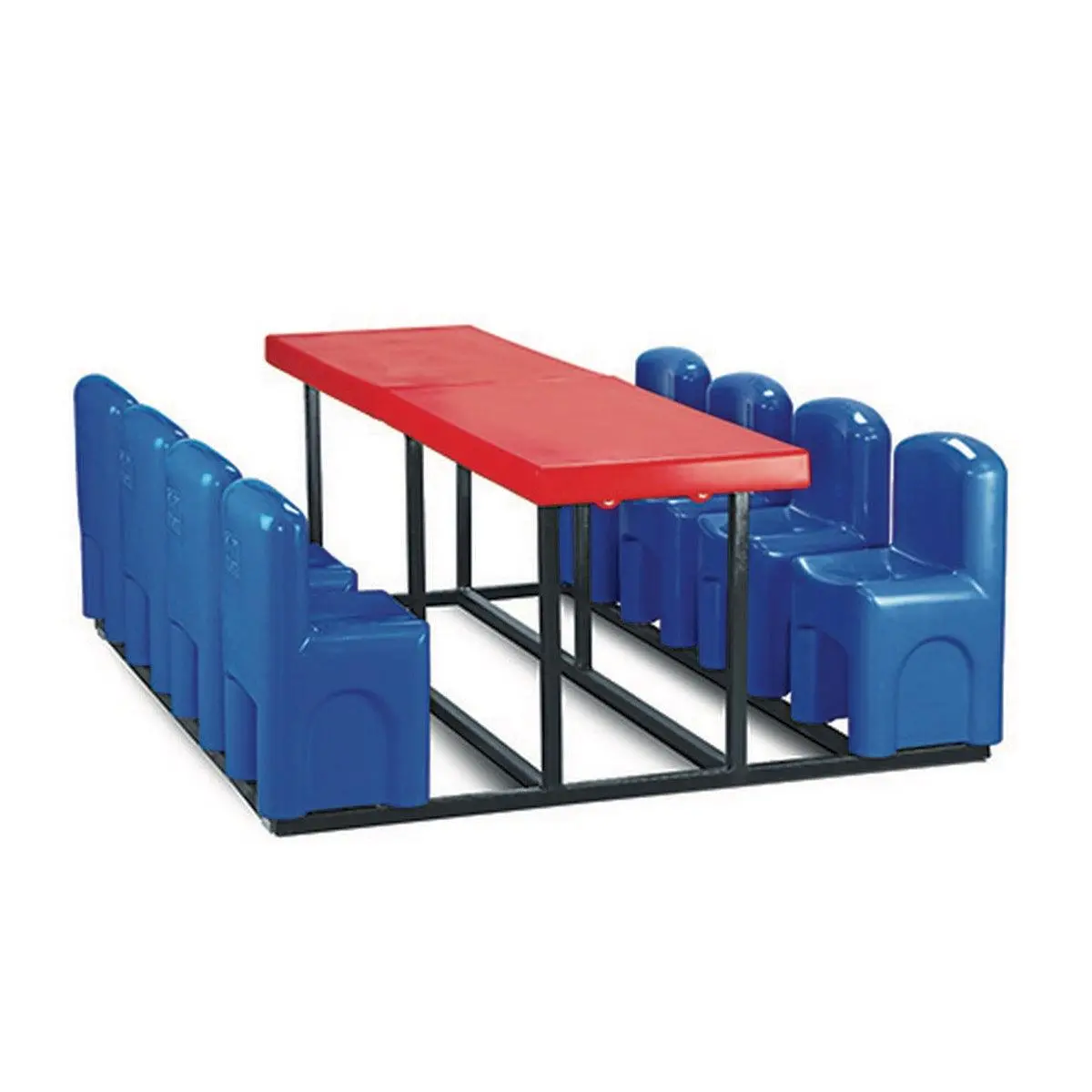 Ok Play The Eight Wonders, Table & Chair, Perfect For Home And School, Red & Blue, 2 To 4 Years 1
