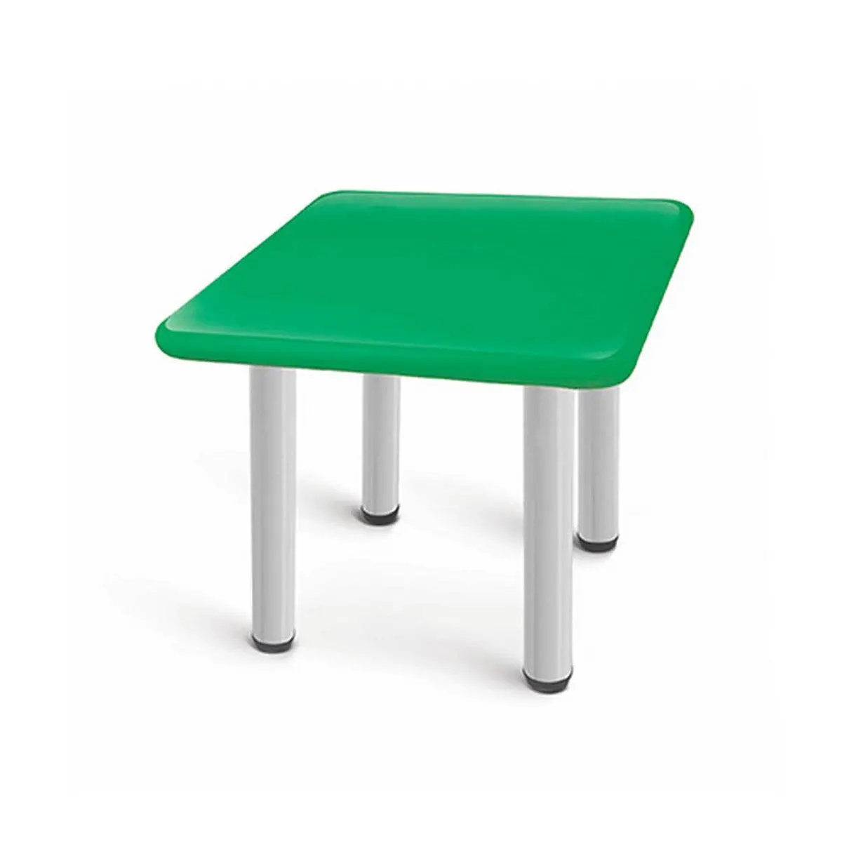 Ok Play Square Table, Smooth & Rounded Edges For Safety, Perfect For Home And School, Green, 2 To 4 Years 1