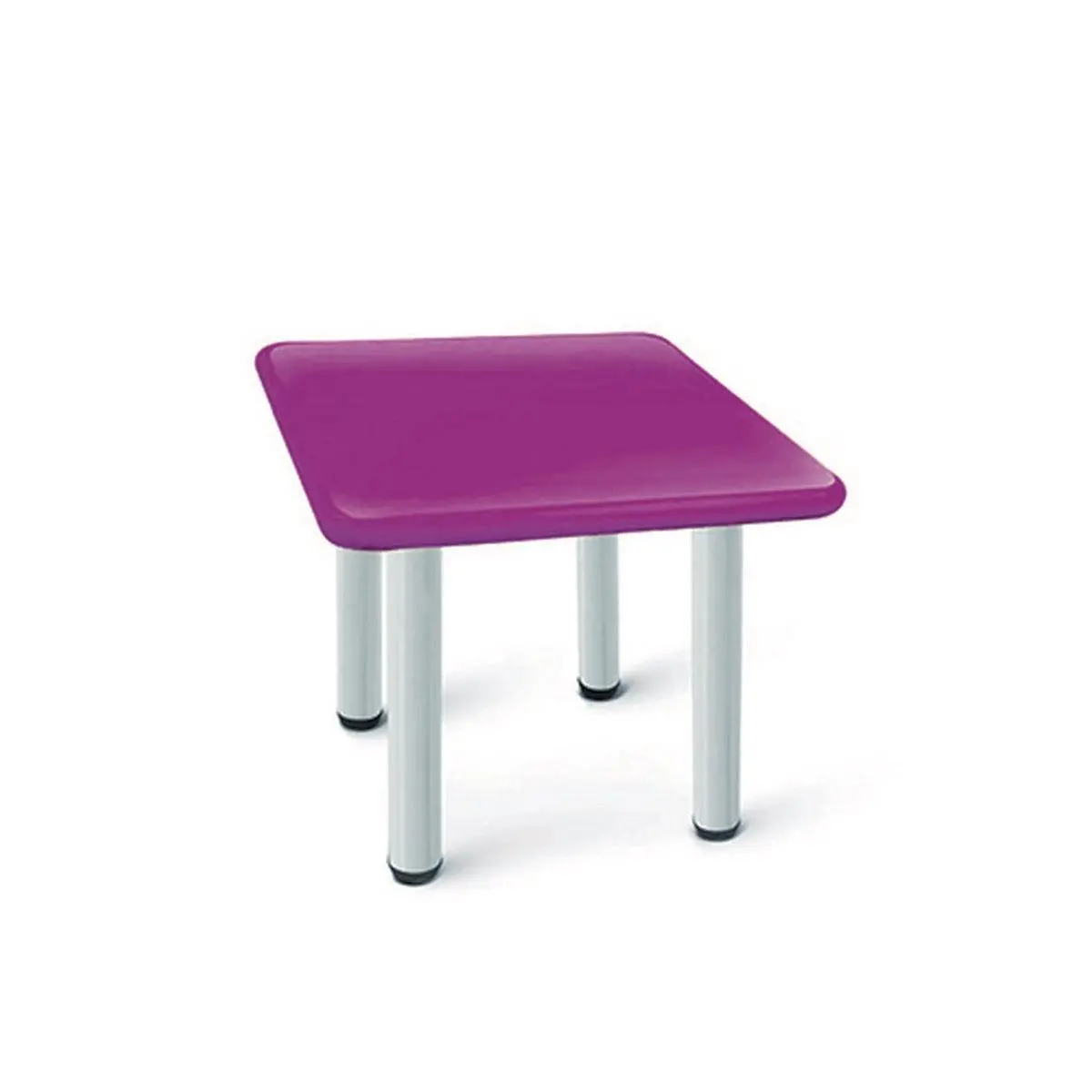 Ok Play Square Table, Smooth & Rounded Edges For Safety, Perfect For Home And School, Voilet, 2 To 4 Years 1