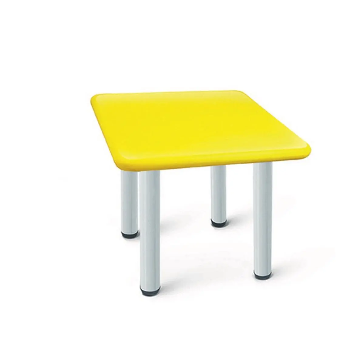 Ok Play Square Table, Smooth & Rounded Edges For Safety, Perfect For Home And School, Yellow, 2 To 4 Years 1