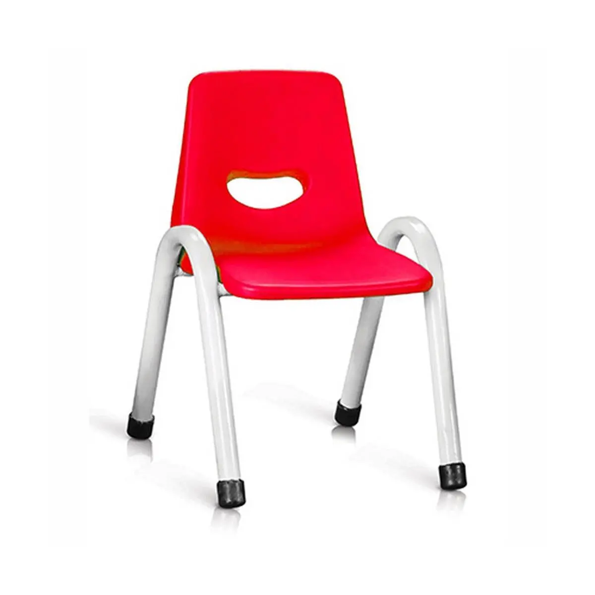 Ok Play Cute Chair Big, Study Chair, Perfect For Home, Creches And School, Red & Ivory White, 5 To 10 Years 1