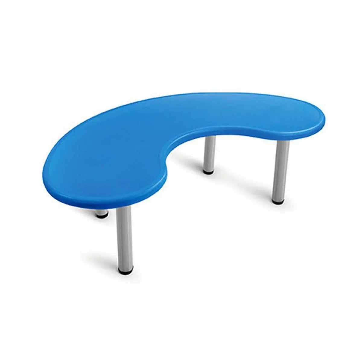 Ok Play Moon Desk Big, Round And Smooth Edges For Safety, Perfect For Home And School, Blue, 2 To 4 Years 1