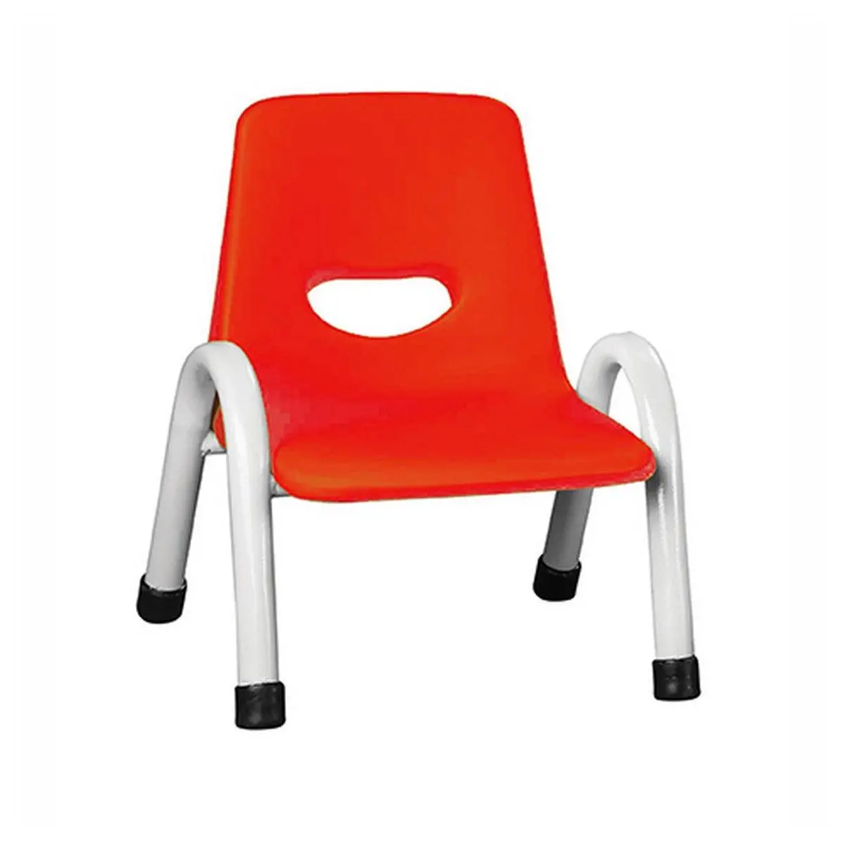 Ok Play Cute Chair Small, Study Chair, Perfect For Home, Creches And School, Red & Ivory White, 2 To 4 Years 1