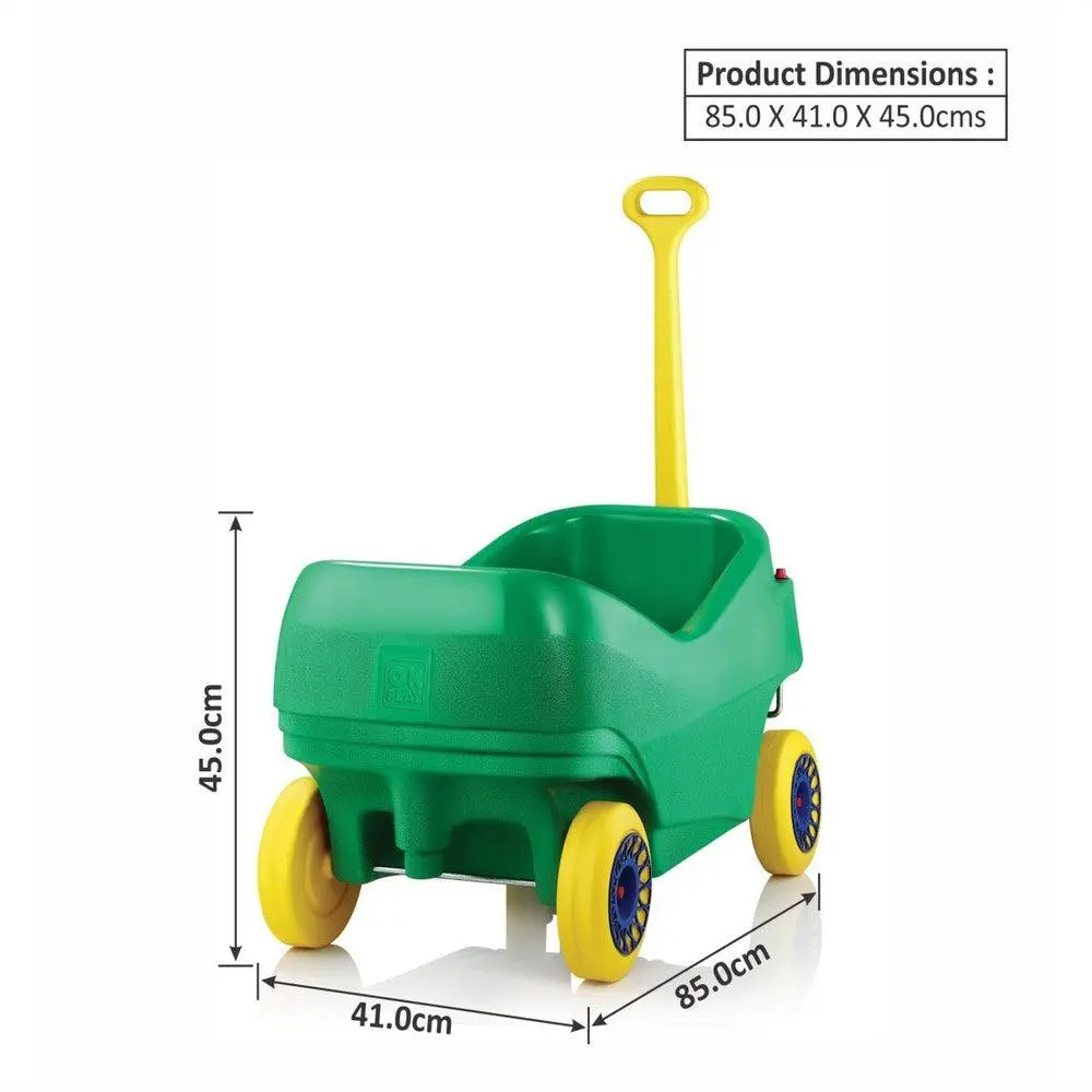 Ok Play Dream Wagon, Ride On Toys, Kids Cars, Push Car For Toddlers,Green, 1 To 2 Years 2