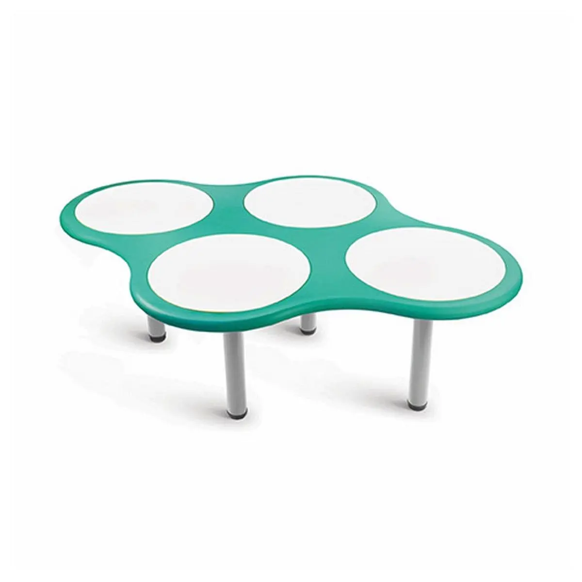 Ok Play Mesa Table Top For Kids, Seat 8 Kids, Perfect For Home And School, Green 1