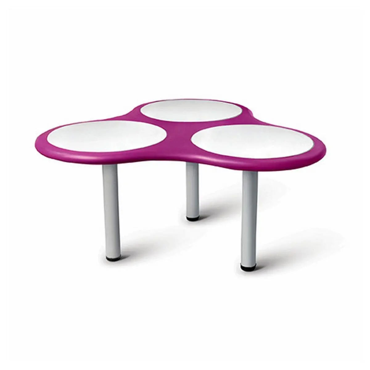 Ok Play Una Table Top, Seat 8 Kids, Perfect For Home And School, Violet 1