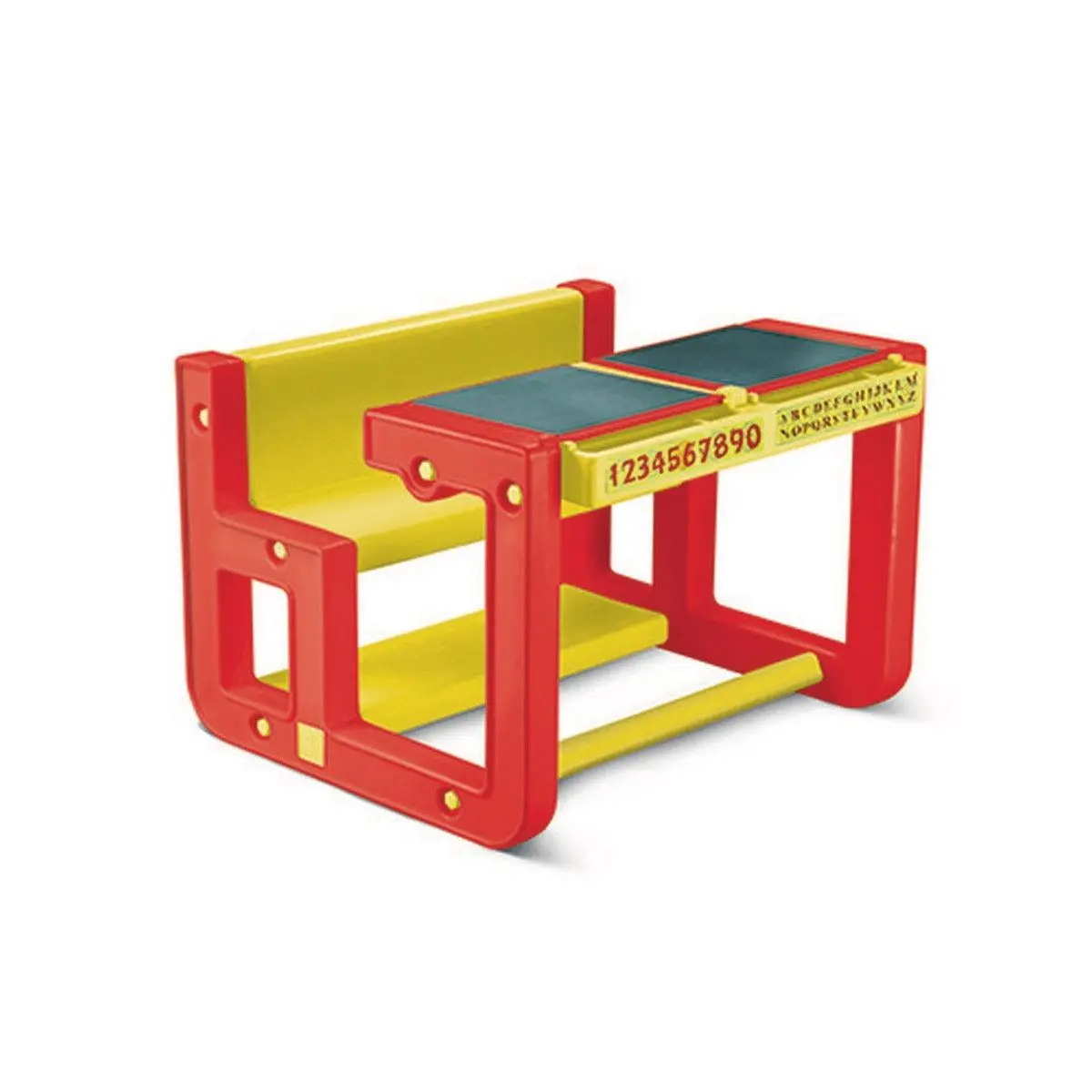 Ok Play Jack In The Box Double, Comfort And Safety For Two Kids, Perfect For Home And School, Red & Yellow, 2 To 4 Years 1