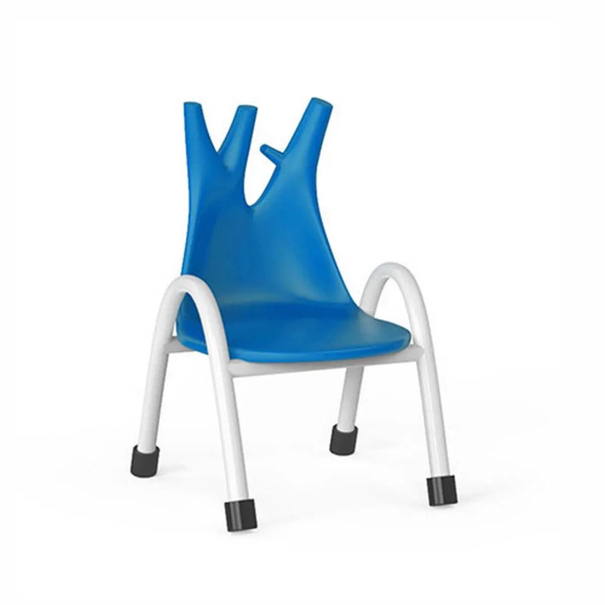 Ok Play Trunk Chair, Study Chair, Sturdy And Durable Chair, Plastic Chair, Perfect For Home, Creches And School, Blue, 2 To 4 Years, Height 8 Inches 1