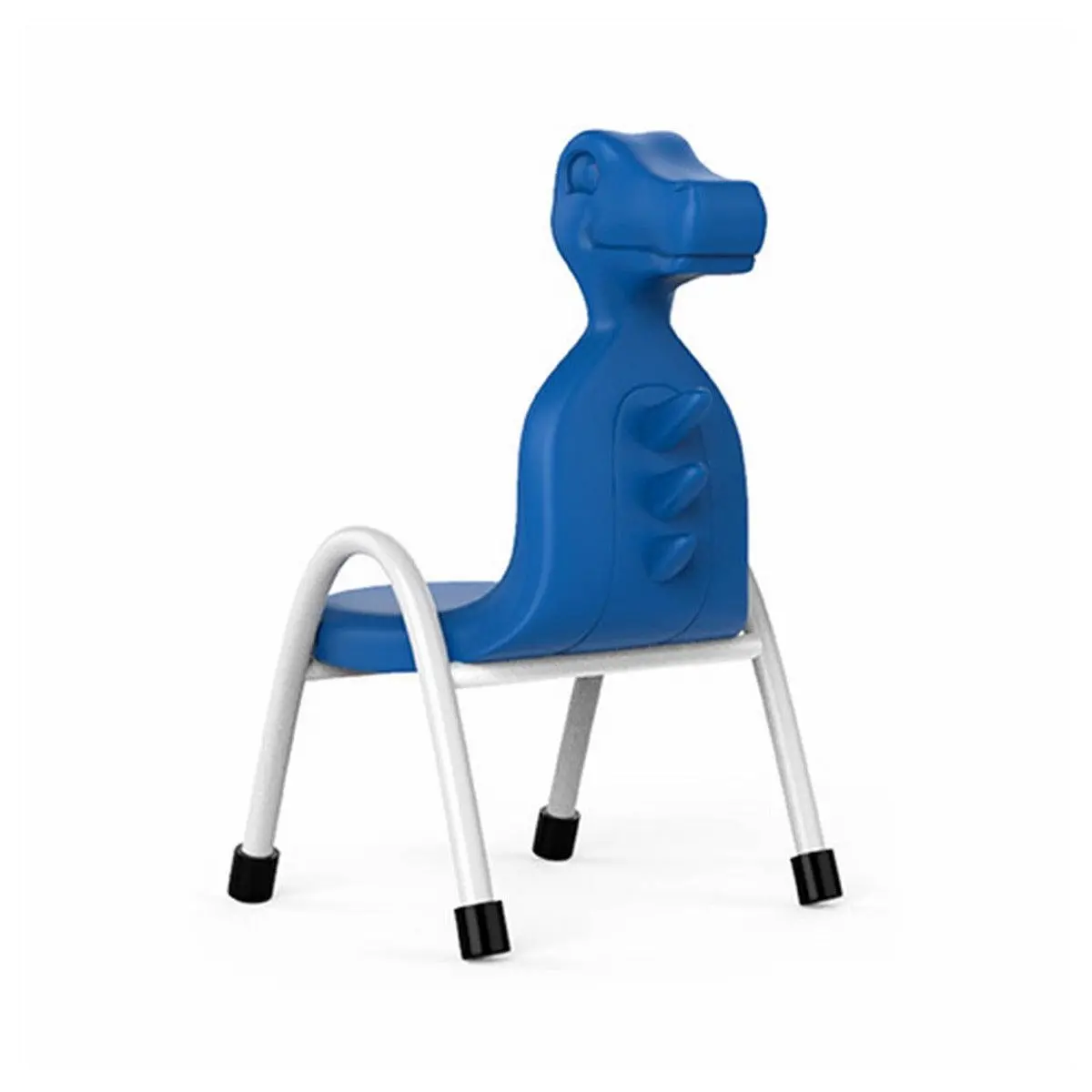 Ok Play Dino Chair, Study Chair, Sturdy And Durable Chair, Plastic Chair, Perfect For Home, Creches And School, Blue, 5 To 10 Years, Height 10 Inches 1