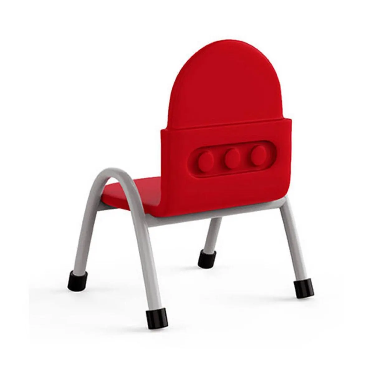 Ok Play Robo Chair, Study Chair, Sturdy And Durable Chair, Plastic Chair, Perfect For Home, Creches And School, Red, 5 To 10 Years, Height 10 Inches 1