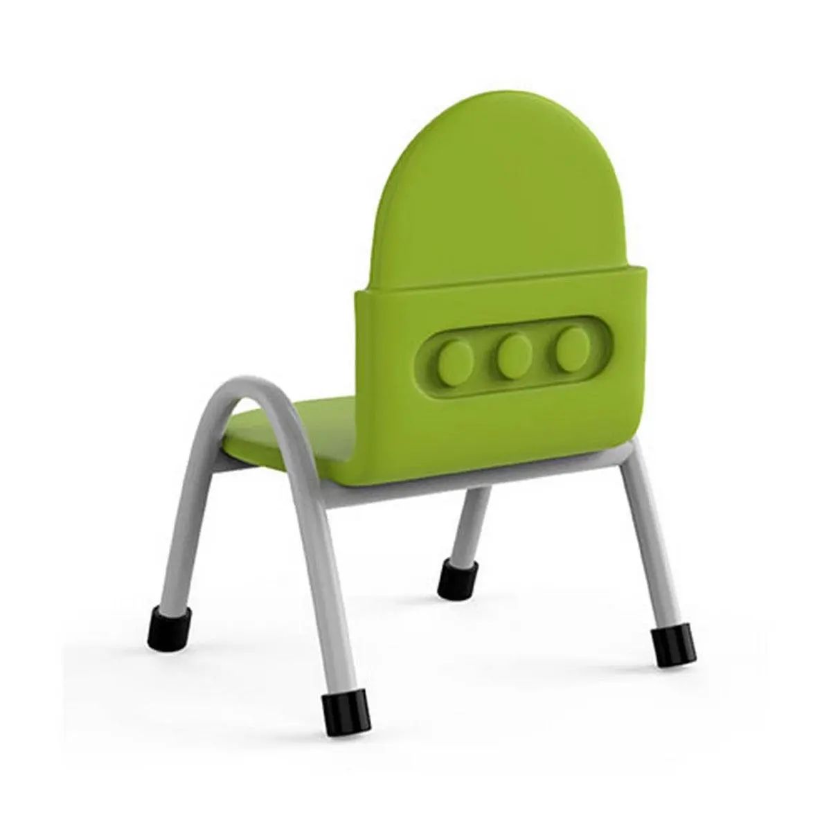 Ok Play Robo Chair, Study Chair, Sturdy And Durable Chair, Plastic Chair, Perfect For Home, Creches And School, Green, 5 To 10 Years, Height 10 Inches 1