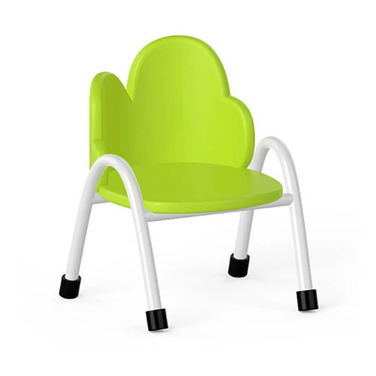 Ok Play Cloud Chair, Study Chair, Sturdy And Durable Chair, Plastic Chair, Perfect For Home, Creches And School, Green, 5 To 10 Years, Height 12 Inches 1