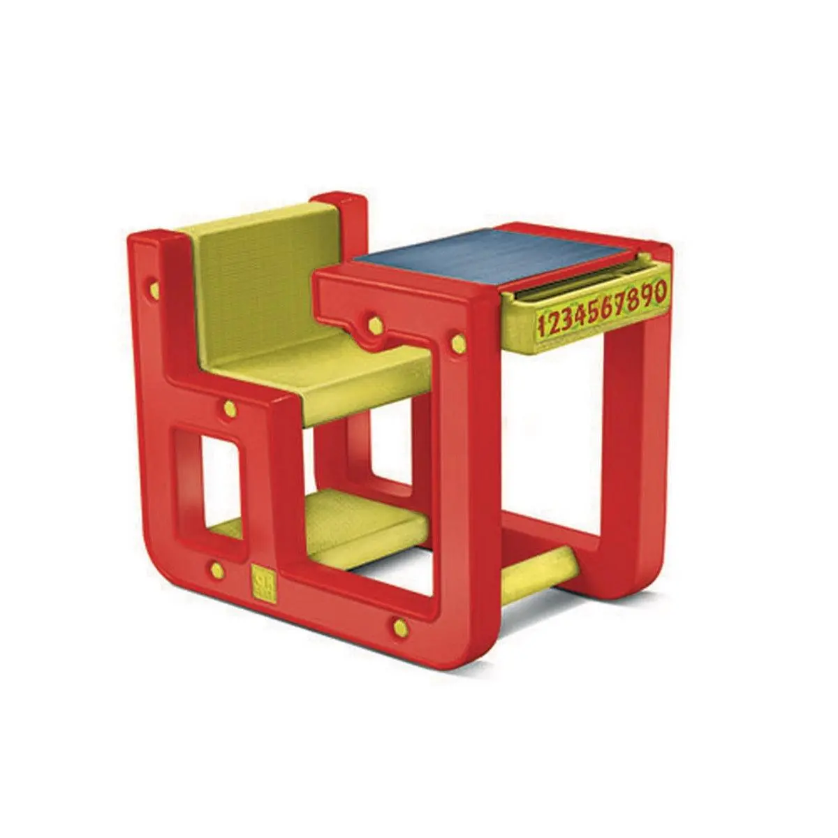 Ok Play Jack In The Box Single, Comfort And Safety For Two Kids, Perfect For Home And School, Red & Yellow, 2 To 4 Years 1