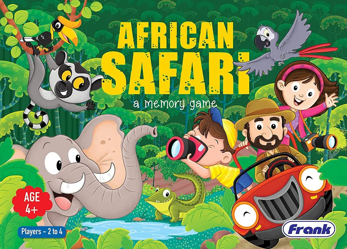 Frank African Safari Memory Board Game 1