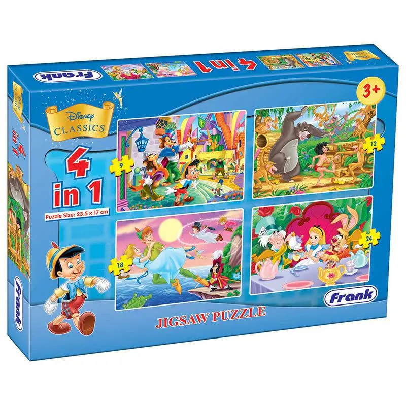 Frank Disney Classics 4 In 1 Jigsaw Puzzles 1