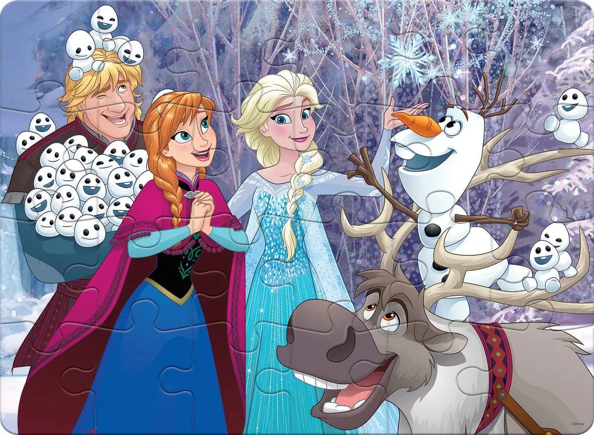 Frank Disney Frozen - 24 Pcs Floor Jigsaw Puzzle 2