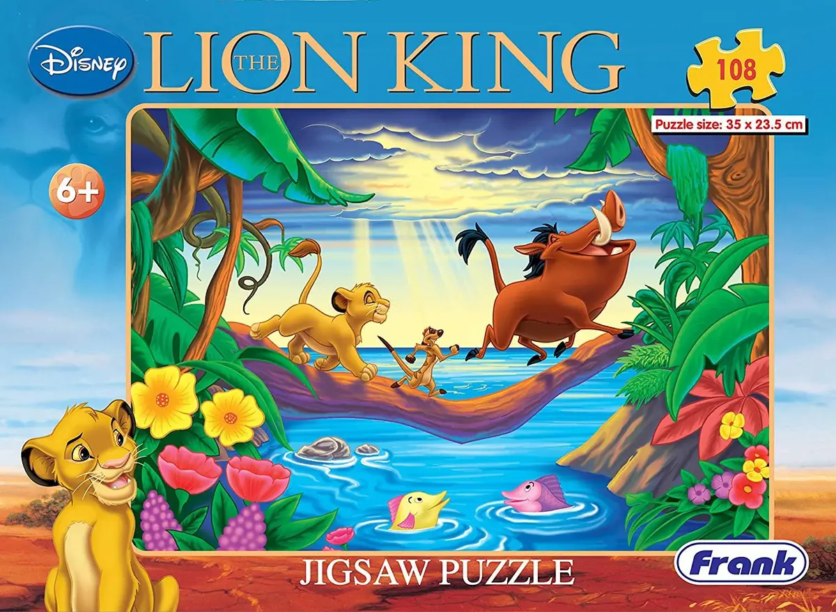 Frank Disney's The Lion King 108 Pieces Jigsaw Puzzle For 6 Year Old Kids And Above 1