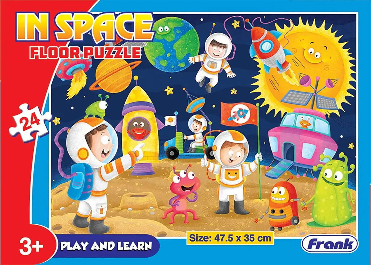 Frank In Space 24 Pieces Floor Puzzle For 3 Year Old Kids And Above 1