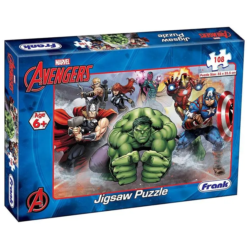 Frank Marvel Avengers Jigsaw Puzzle (108 Pc) 1