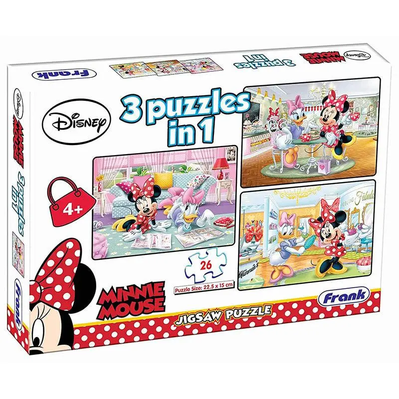 Frank Minnie Mouse Puzzle (26Pcs) 1
