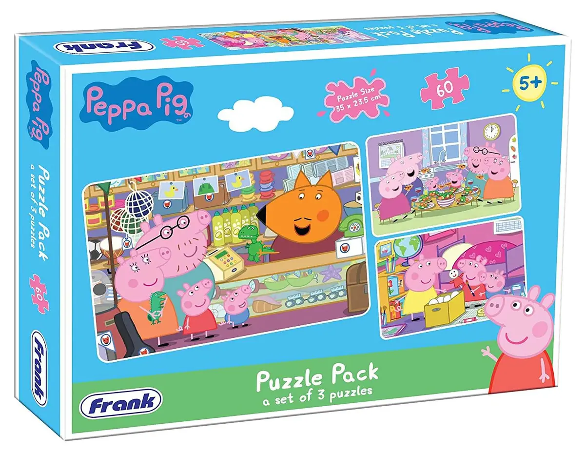 Frank Peppa Pig Puzzle Pack Puzzle 1