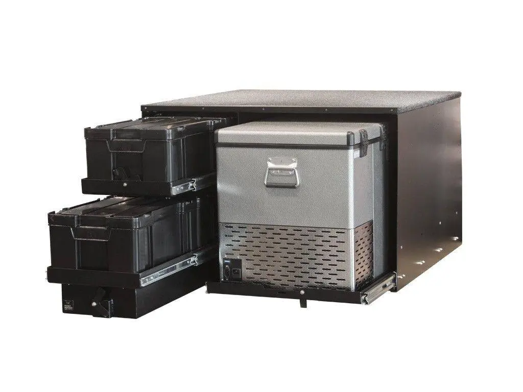 4 Cub Box Drawer & Fridge Slide Combo - By Front Runner (Ssam005) 1