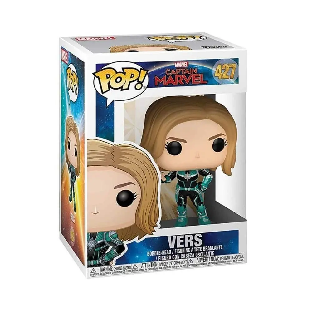Funko Captain Marvel - Vers As Kree Fighter Bobblehead Figure #427 2