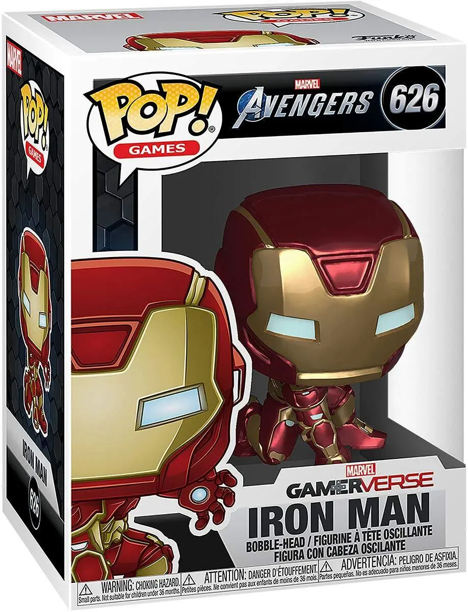 Funko Pop Marvel: Avengers Game - Iron Man (Stark Tech Suit) 626 2