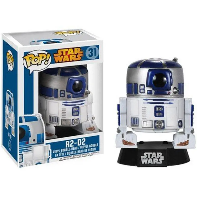 Funko Pop Star Wars R2d2 Bobble Figure, Multi Color 1