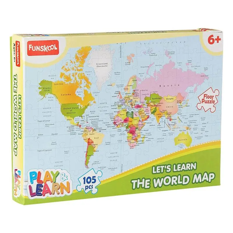 Funskool Play & Learn World Map Puzzles 1