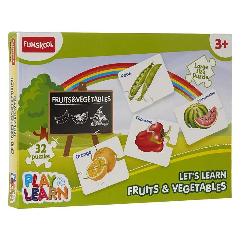 Funskool Fruits And Vegetables Puzzles 1