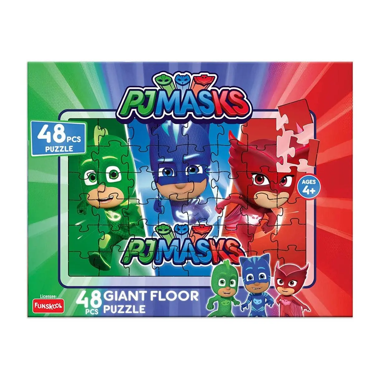 Funskool Pj Masks, Giant Floor Puzzle 48Pcs 2