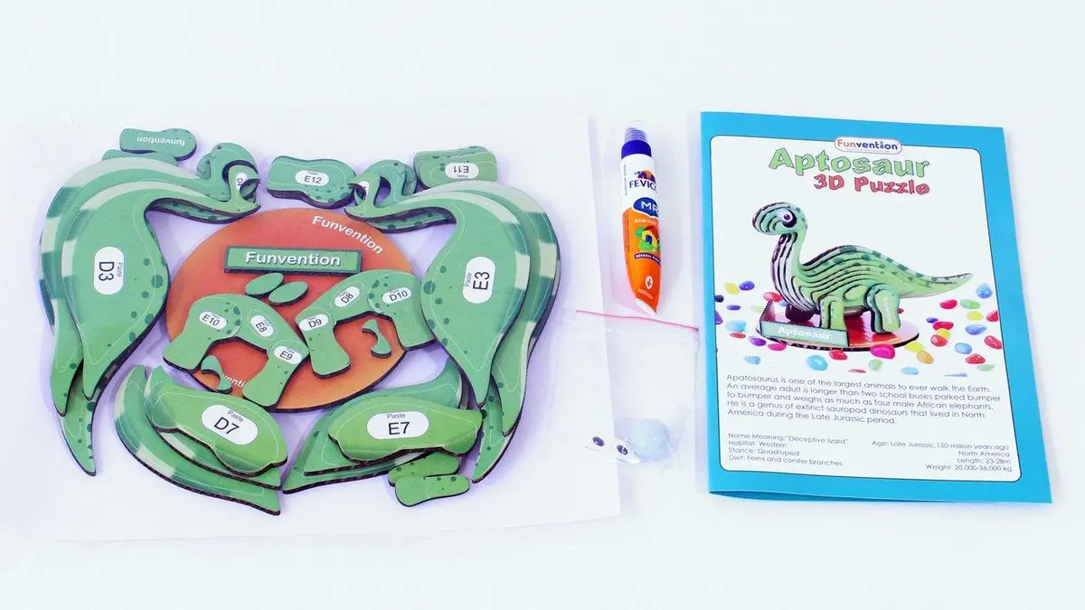Funvention 3D Puzzle - Aptosaur - 3D Model 2