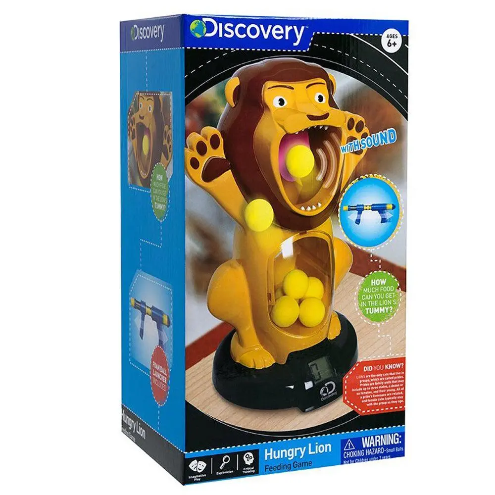 Discovery Kids Game Lion Shooting With Sound Yellow & Blue 1