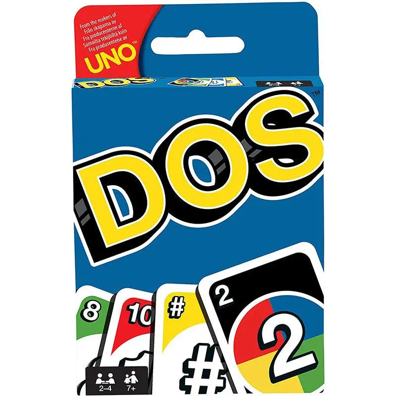 Mattel Games Uno Dos Family & Friends Card Game For Ages 7+ 1
