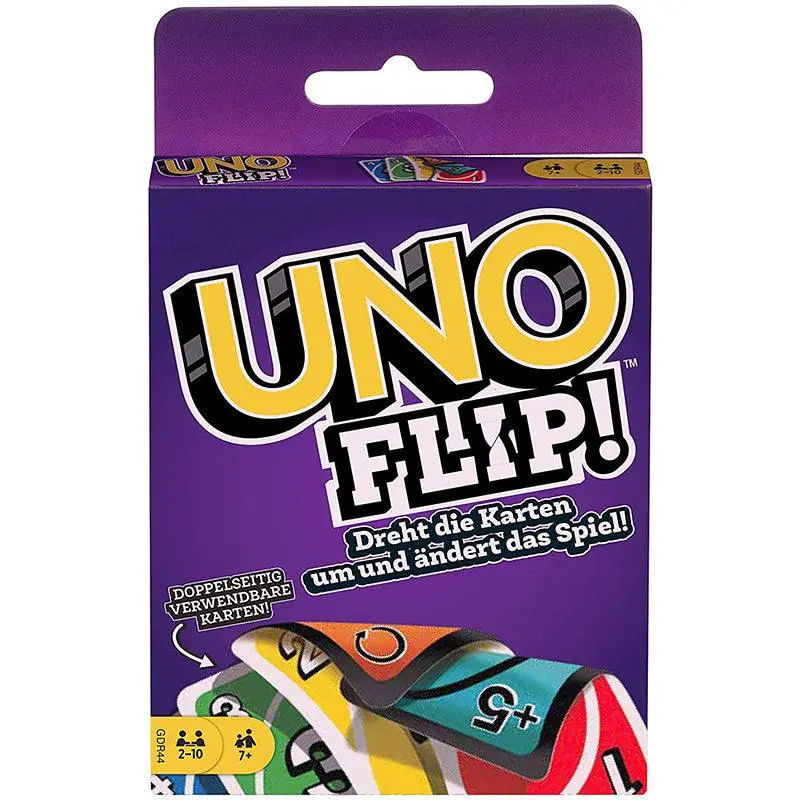 Mattel Games Uno Flip Side Family & Friends Card Game For Ages 7+ 1