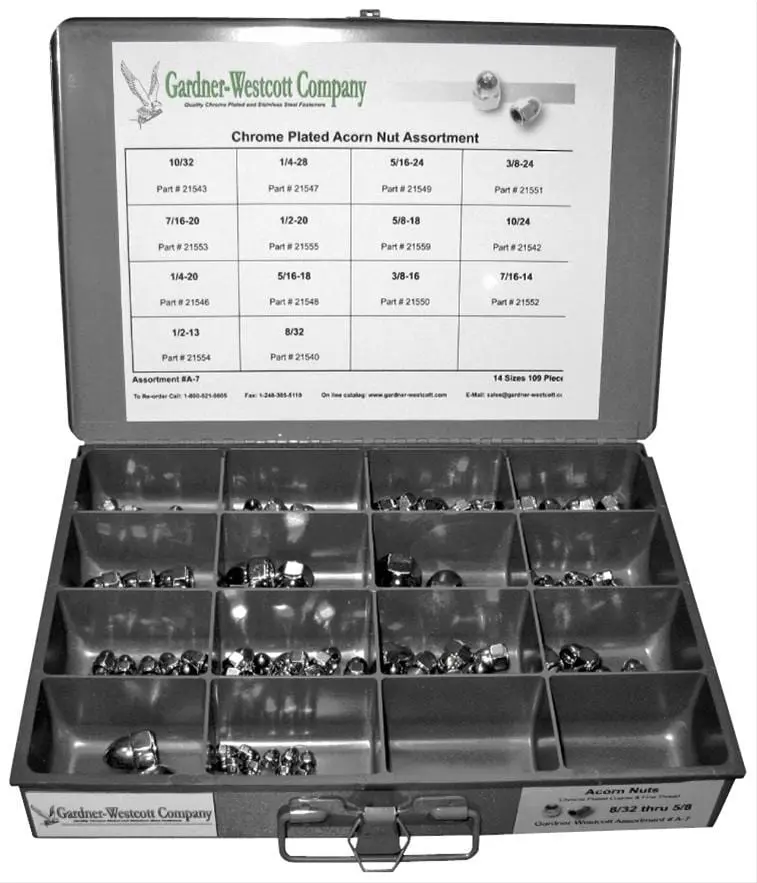 Gardner-Westcott A-7 Assorted Fastener Hardware Kit 1