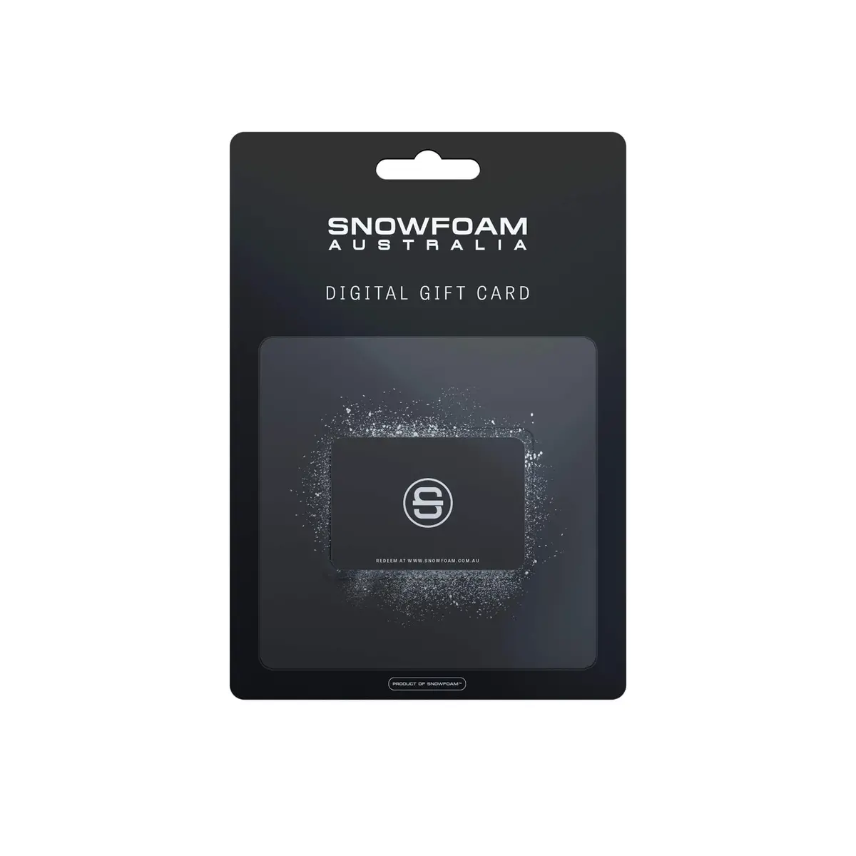 Snow Foam Gift Card 1