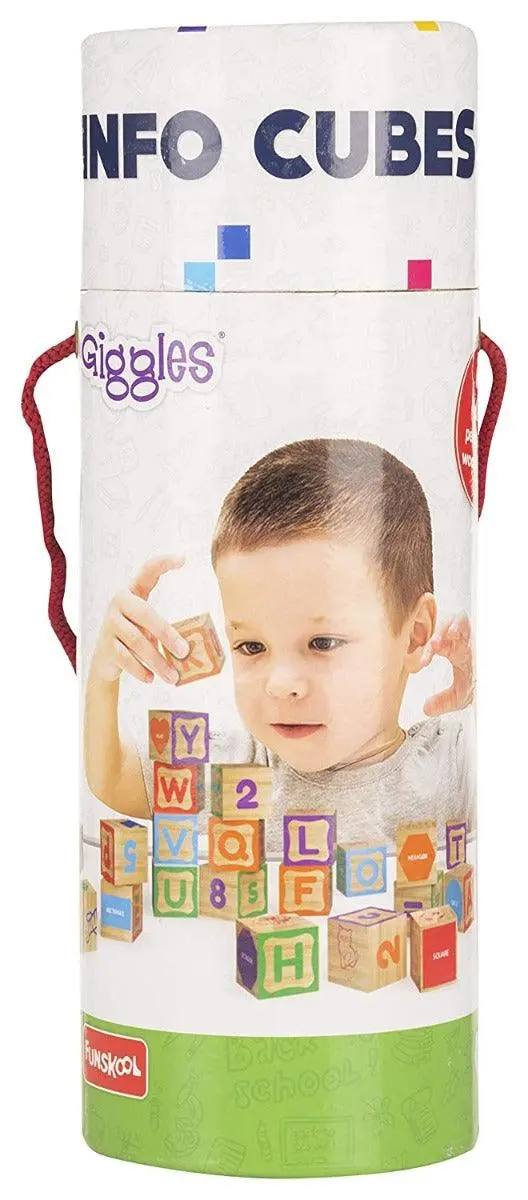 Funskool Giggles Info Cubes Early Learner Toys For Kids Age 3Y+ 2