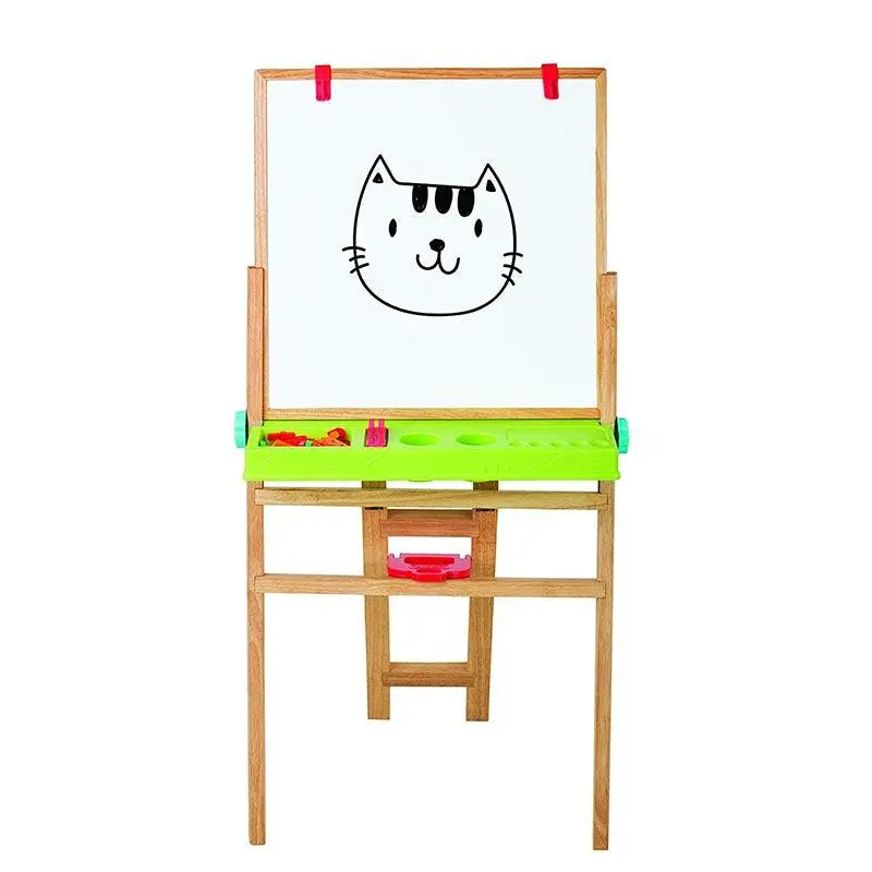 Giggles My First Easel - 4 In 1 Double Sided Wooden Easel Board 2