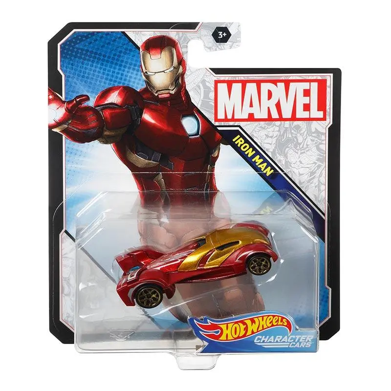 Marvel Avenger Collector Hot Wheel Iron Man Character Cars 1