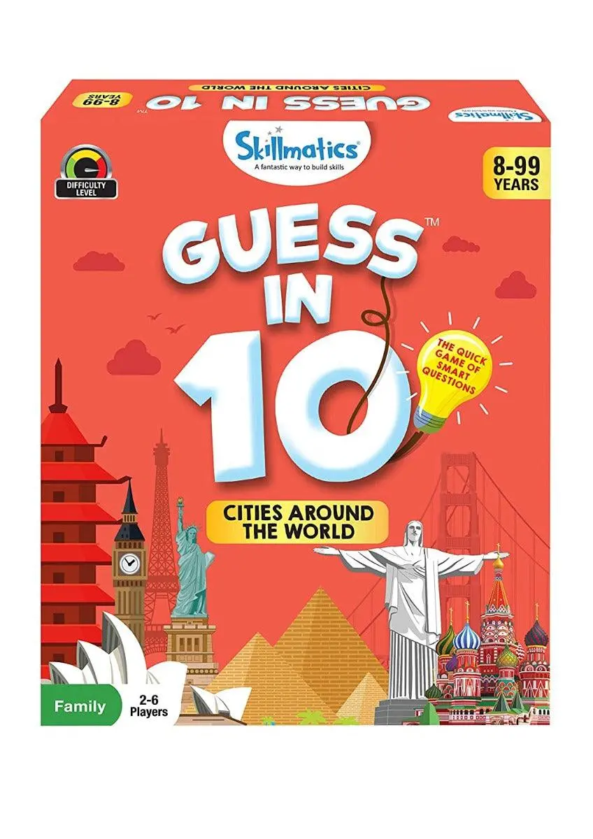 Skillmatics Educational Game : Cities Around The World - Guess In 10 (Ages 8-99) 1